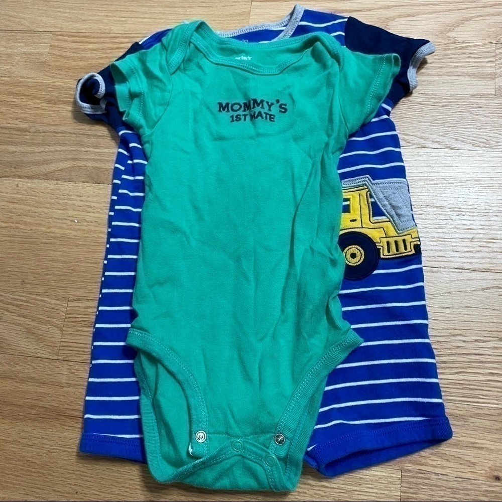 18 mos Boy Clothing Bundle Romper Long Sleeve Shirt Short Sleeve Onesie Nike - Picture 4 of 7